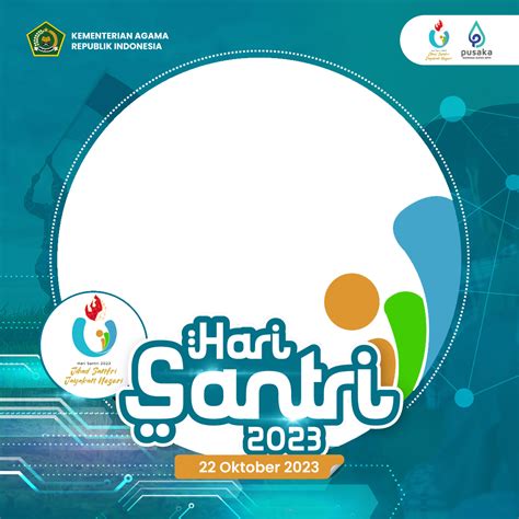 twibbon hari santri 2023